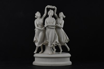 Lot 1148 - A late 19th/early 20th century Parian ware...
