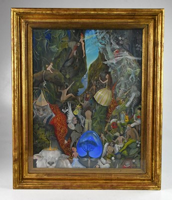 Lot 97 - SEAN JEFFERSON (born 1957); oil, 'Presenting...