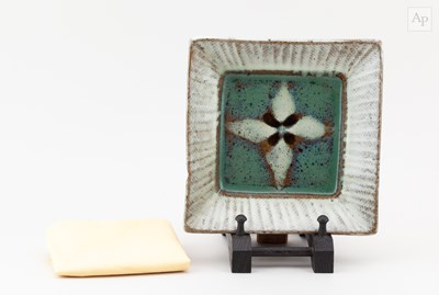 Lot 668 - TATSUZO SHIMAOKA (1919-2007); a square...