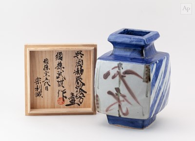 Lot 655 - TAKEO SUDO (1931-1998); a large square...