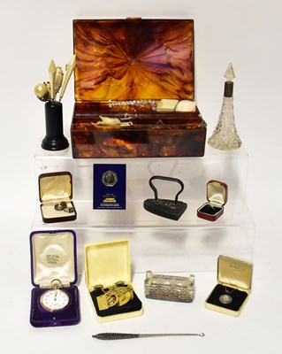 Lot 1017 - A mixed lot of costume jewellery, to include...