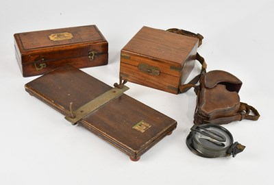 Lot 1163 - An assortment of scientific items comprising a...