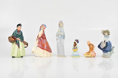 Lot 1799 - ROYAL DOULTON; two figures comprising HN1987...