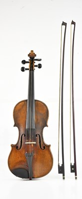 Lot 1372 - A Stradivarius copy full sized violin, with...
