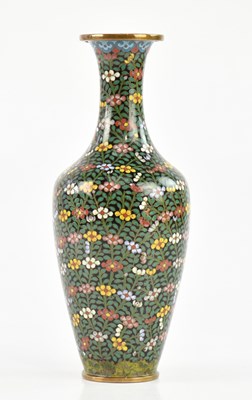 Lot 1689 - A Japanese cloisonné vase, with ruyi symbols...