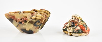 Lot 1707 - A Japanese Satsuma trinket box and cover...