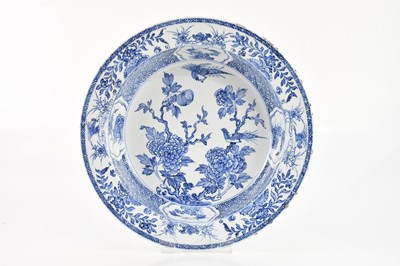 Lot 1592 - An 18th century Chinese blue and white bowl,...