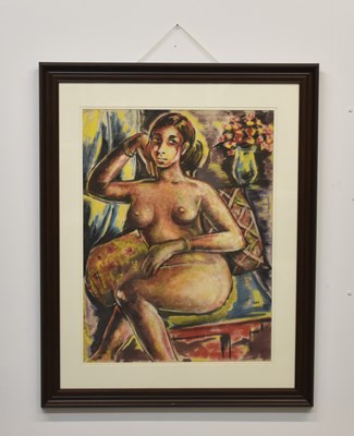 Lot 5 - KRISHNAJI HOWLAJI ARA (1914-1985); watercolour...