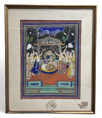 Lot 82 - UNATTRIBUTED; an opaque watercolour, gouache...