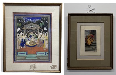 Lot 263 - UNATTRIBUTED; opaque watercolour, gouache and...