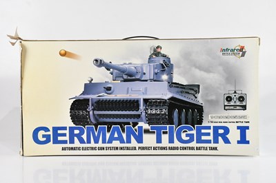 Lot 1542 - A boxed German Tiger I automatic electric gun...