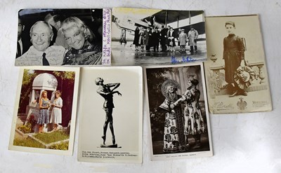 Lot 699 - Six postcards and photographs of the ballerina...