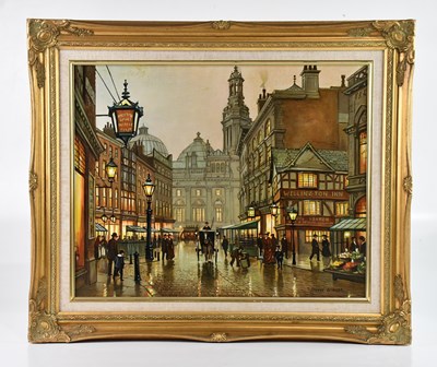 Lot 194 - STEVEN SCHOLES (born 1952); oil on canvas,...