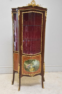 Lot 20 - A reproduction French gilt metal mounted...
