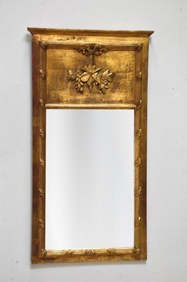 Lot 2089 - A reproduction Regency style gilt pier glass,...