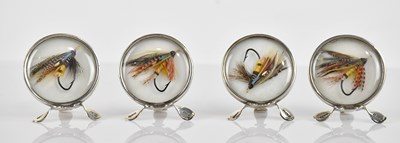 Lot 492 - GREY & CO; four Edward VII hallmarked silver...