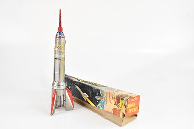 Lot 1540 - FRICTION; a boxed 'Moon Rocket', 39cm.