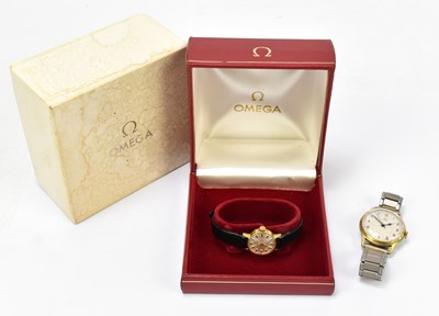 Lot 1315 - OMEGA; a gentleman's vintage wristwatch
