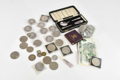 Lot 368 - ANGORA SILVER PLATE CO; a cased Elizabeth II...