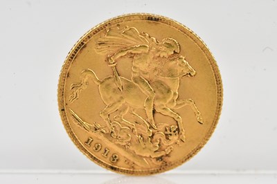 Lot 1052 - A George V full sovereign, 1913.