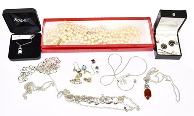 Lot 1576 - A group of costume jewellery, including Ciro...
