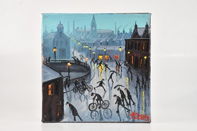 Lot 151 - JAMES DOWNIE; oil on canvas, 'Stockport',...