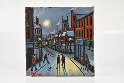 Lot 1276 - JAMES DOWNIE; oil on canvas, 'Stockport,...