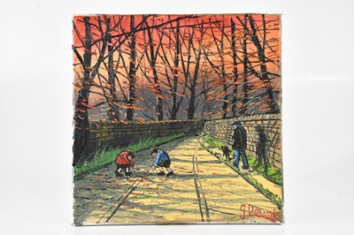 Lot 154 - JAMES DOWNIE; oil on canvas, 'The Conker Tree',...