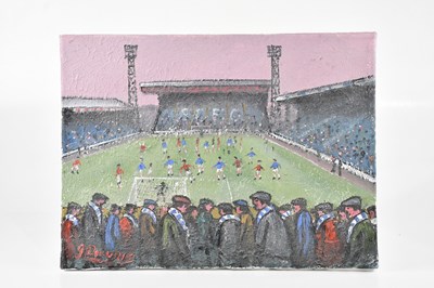 Lot 156 - JAMES DOWNIE; oil on canvas, Stockport County...