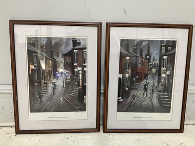 Lot 1430 - BERNARD MCMULLEN; a pair of pencil signed...