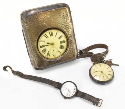 Lot 1285 - An eight day Goliath watch