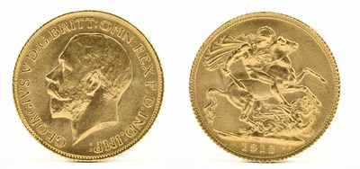 Lot 1869 - A George V full sovereign, 1912.
