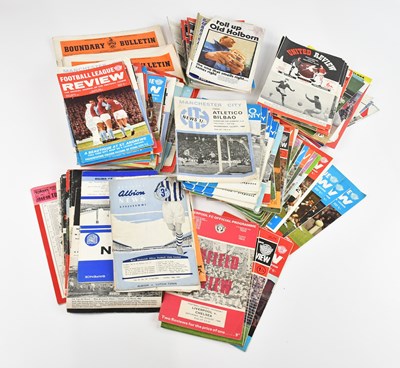 Lot 1504 - A collection of assorted football programmes,...