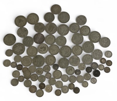 Lot 1532 - A collection of UK pre-decimal pre-1947 coins...