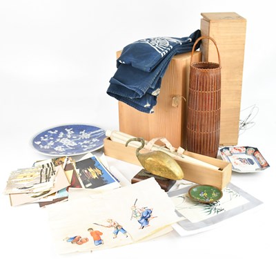 Lot 1723 - A collection of Oriental items including a...