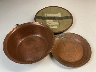 Lot 238 - BRIGADIER C.H.MONTAGUE; a hammered copper...