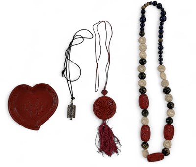 Lot 1503 - A small group of Chinese jewellery, including...
