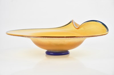 Lot 1195 - CARLO MOLIN; a decorative yellow and blue...