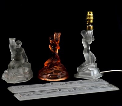 Lot 1404 - ATTRIBUTED TO WALTHE & SOHNE; an Art Deco...