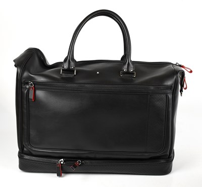 Lot 752 - MONTBLANC; an unused black leather...