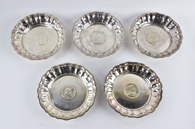 Lot 1162 - GEBRUDER DEYHLE (Germany); five silver (830...