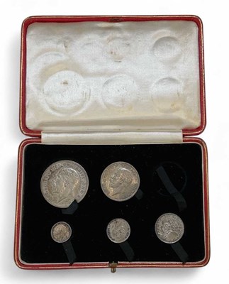Lot 1556 - A George V 1927 specimen coin set in...