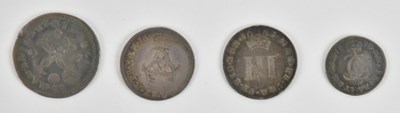 Lot 1553 - Mixed Maundy coins, comprising 2p 1679, 3p...