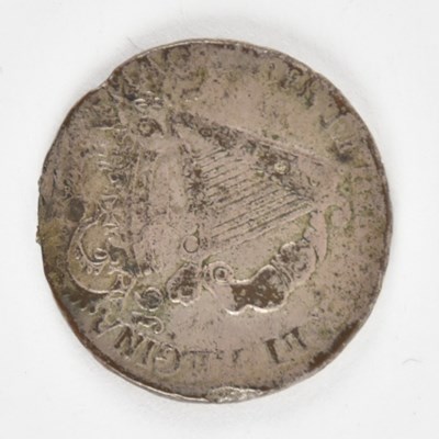 Lot 1591 - An Ireland William & Mary 1694 half penny, the...