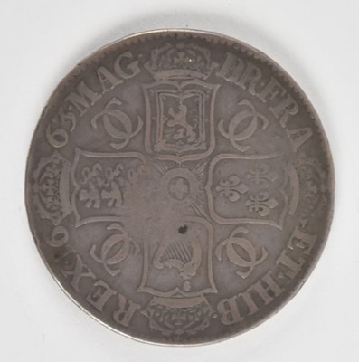 Lot 1543 - A Charles II 1663 silver crown.