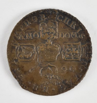 Lot 1561 - An Ireland James II 1690 gunmoney crown.
