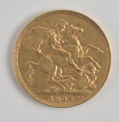 Lot 1520 - An Edward VII full sovereign, 1903.