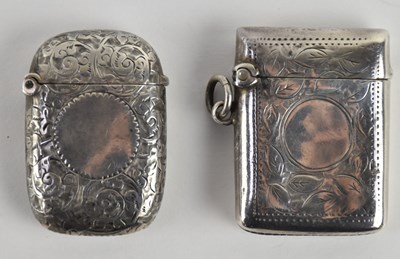 Lot 1273 - An Edward VII hallmarked silver rectangular...