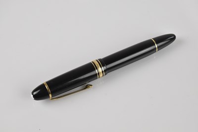 Lot 8 - MONTBLANC; a model 1810 fountain pen, with 14K...