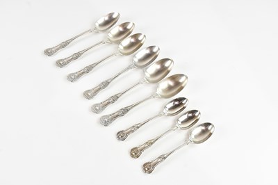 Lot 132 - FANSCIS HIGGINS II; six Victorian hallmarked...